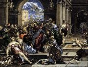 El Greco The Purification of the Temple oil on canvas